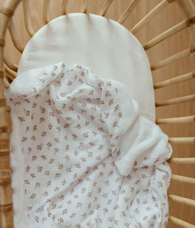 Couverture bébé blanche - plaid bébé - Mon Coffret Naissance