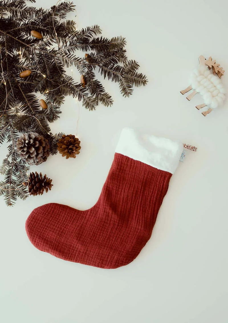 Chaussette noël tomette