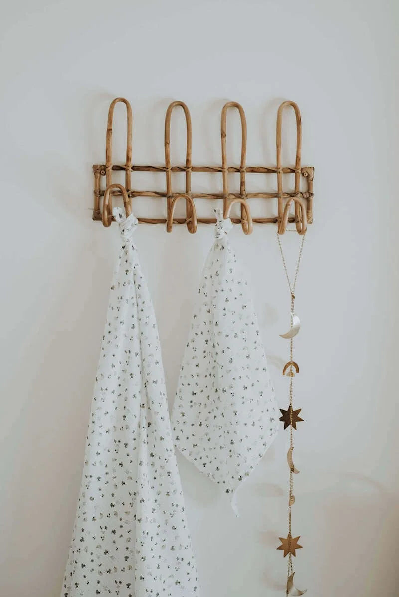 Lange blanc à motifs hérisson