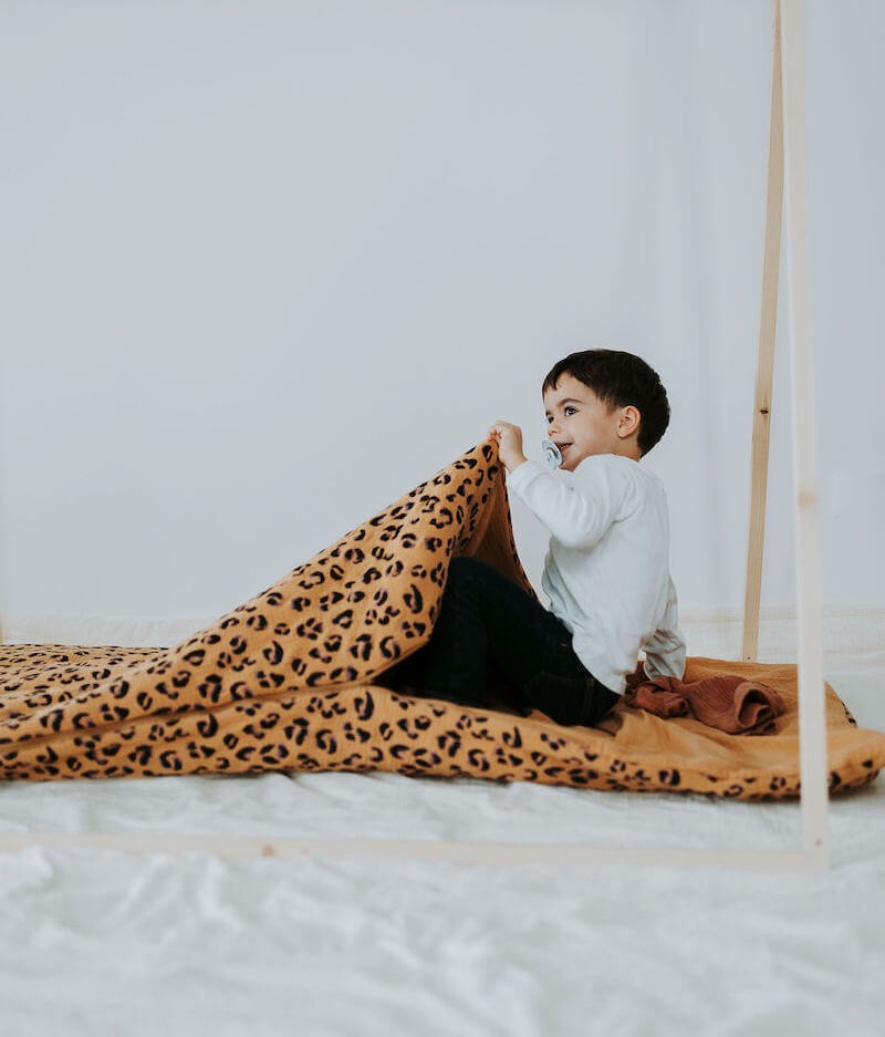 Sac de couchage léopard Manufacture des bébés français