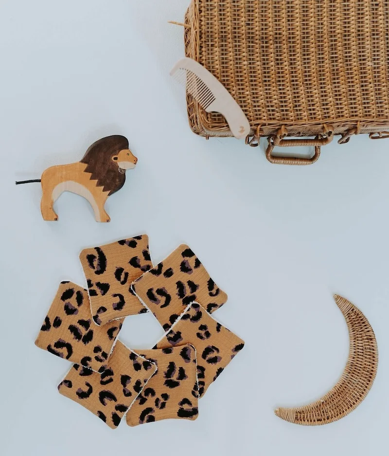 Lingettes léopard