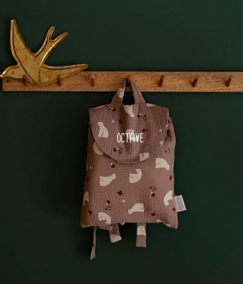 Sac à dos crèche moccha ours polaires