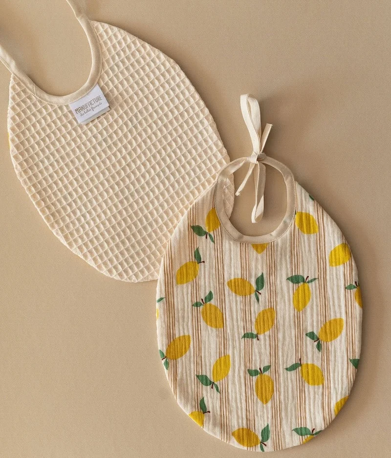 Bavoir citrons